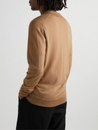 John Smedley - Belper Slim-Fit Merino Wool Polo Shirt - Brown