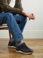 Mr P. - Carlos Suede and Leather Sneakers - Blue