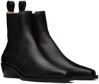 Proenza Schouler Black Bronco Chelsea Boots