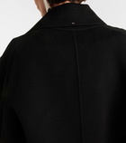 Sportmax Veleno belted virgin wool coat