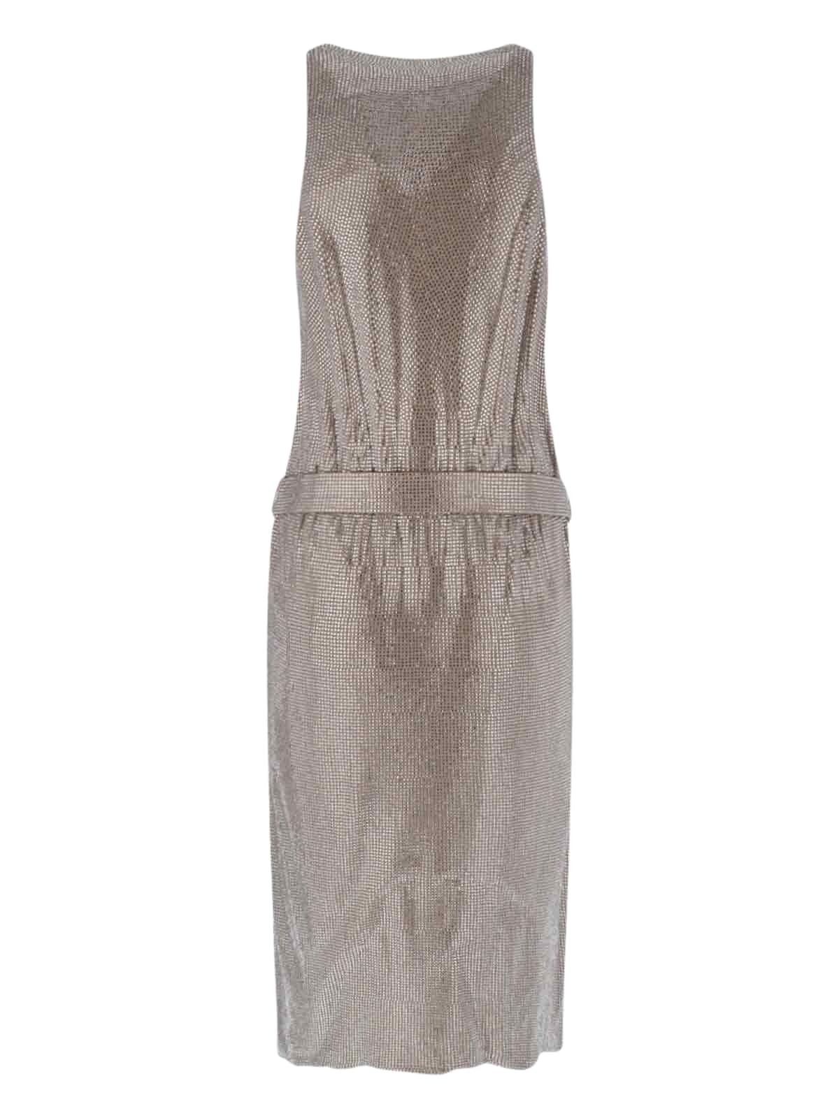 Giuseppe di Morabito Midi Dress With Rhinestones