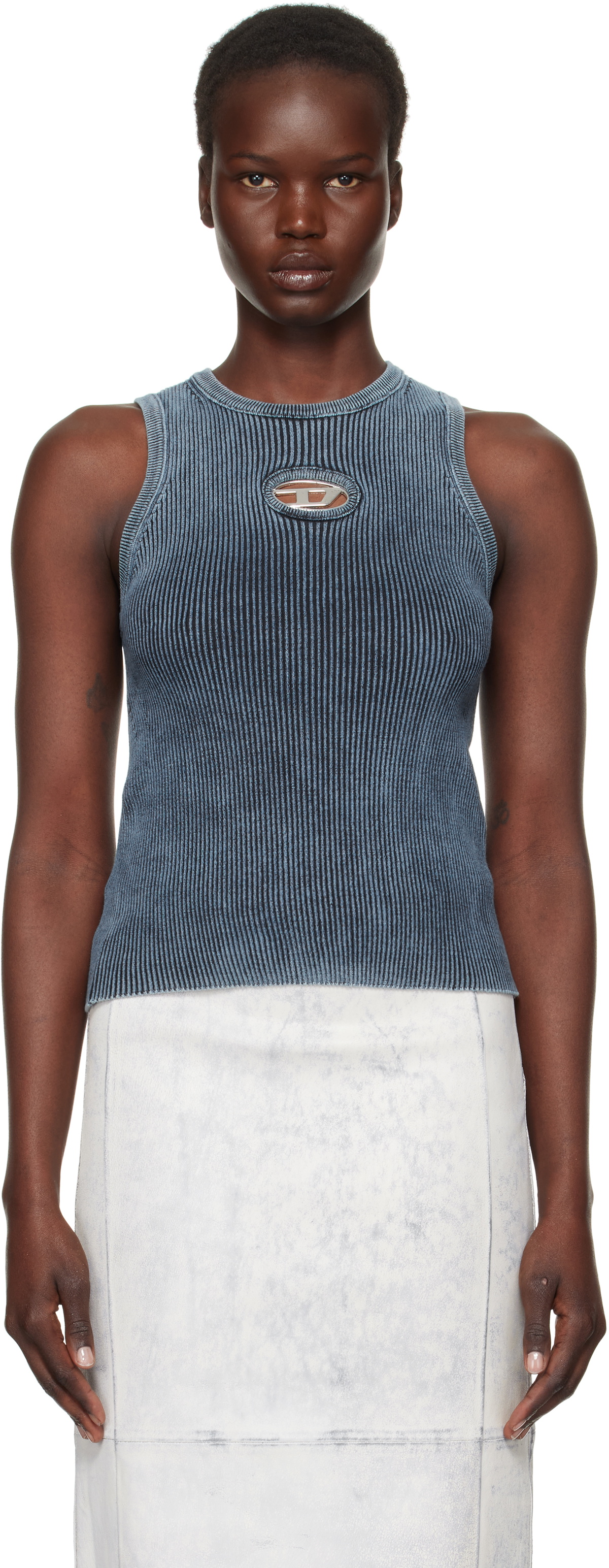 Diesel Blue M-Anchor-A-Sl Tank Top Diesel
