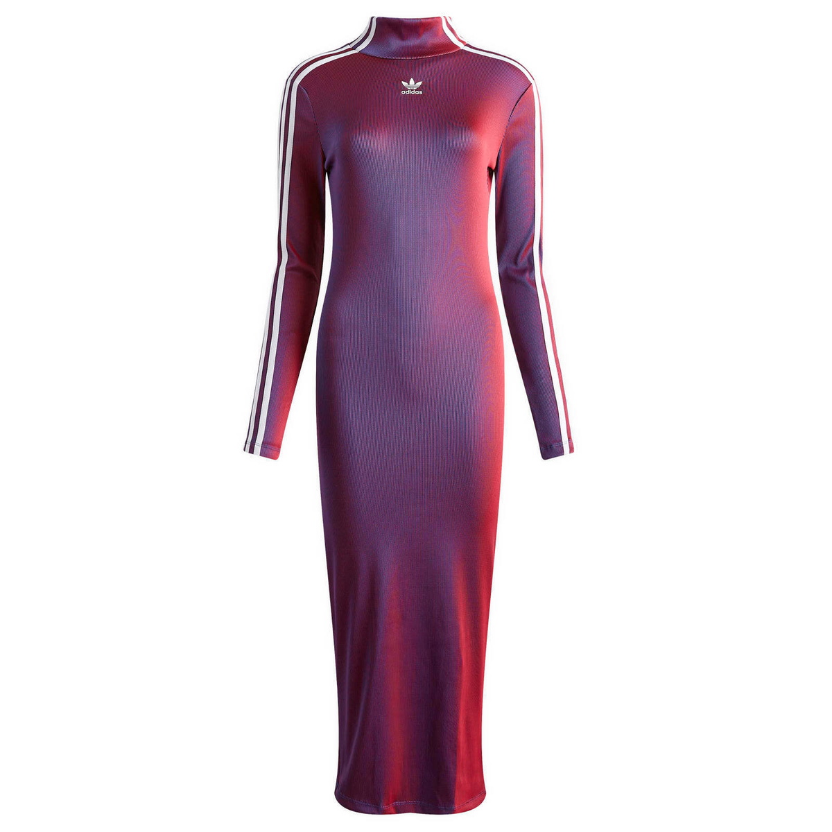 【Adidas コリア】 Rasant Rib Long Sleeve Dress Adidas Women's Rasant Ribbed Longsleeve Dress in Multi adidas