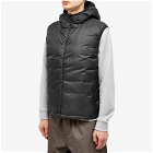 Norse Projects Men's ARKTISK Pasmo Rip Hooded Gilet in Black