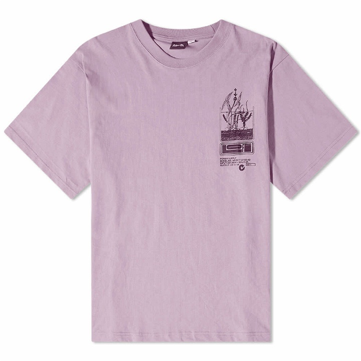 Photo: Lo-Fi Men's Antenna T-Shirt in Washed Berry