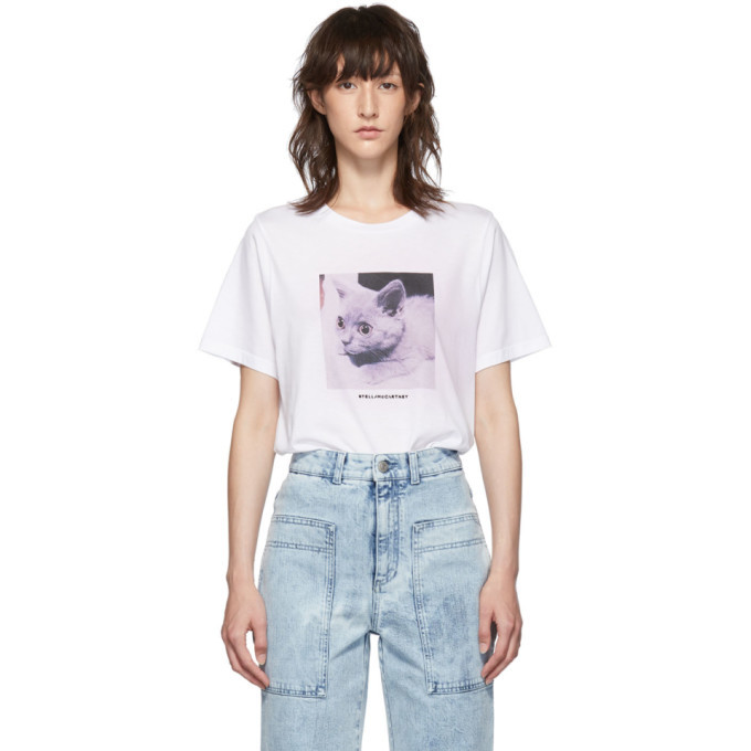 Photo: Stella McCartney White Kitten T-Shirt