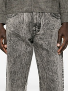 NOAH NY Black Mid-Rise Straight-Leg Jeans