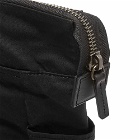 Ally Capellino Frank Large Waxed Cotton Rucksack in Black