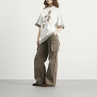 ALÉMAIS Women's Monkey Dance T-Shirt in Cream