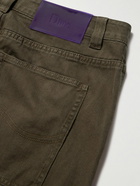 DIME - Tapered Logo-Embroidered Jeans - Green