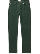 Sid Mashburn - Garment-Dyed Cotton-Corduroy Trousers - Green