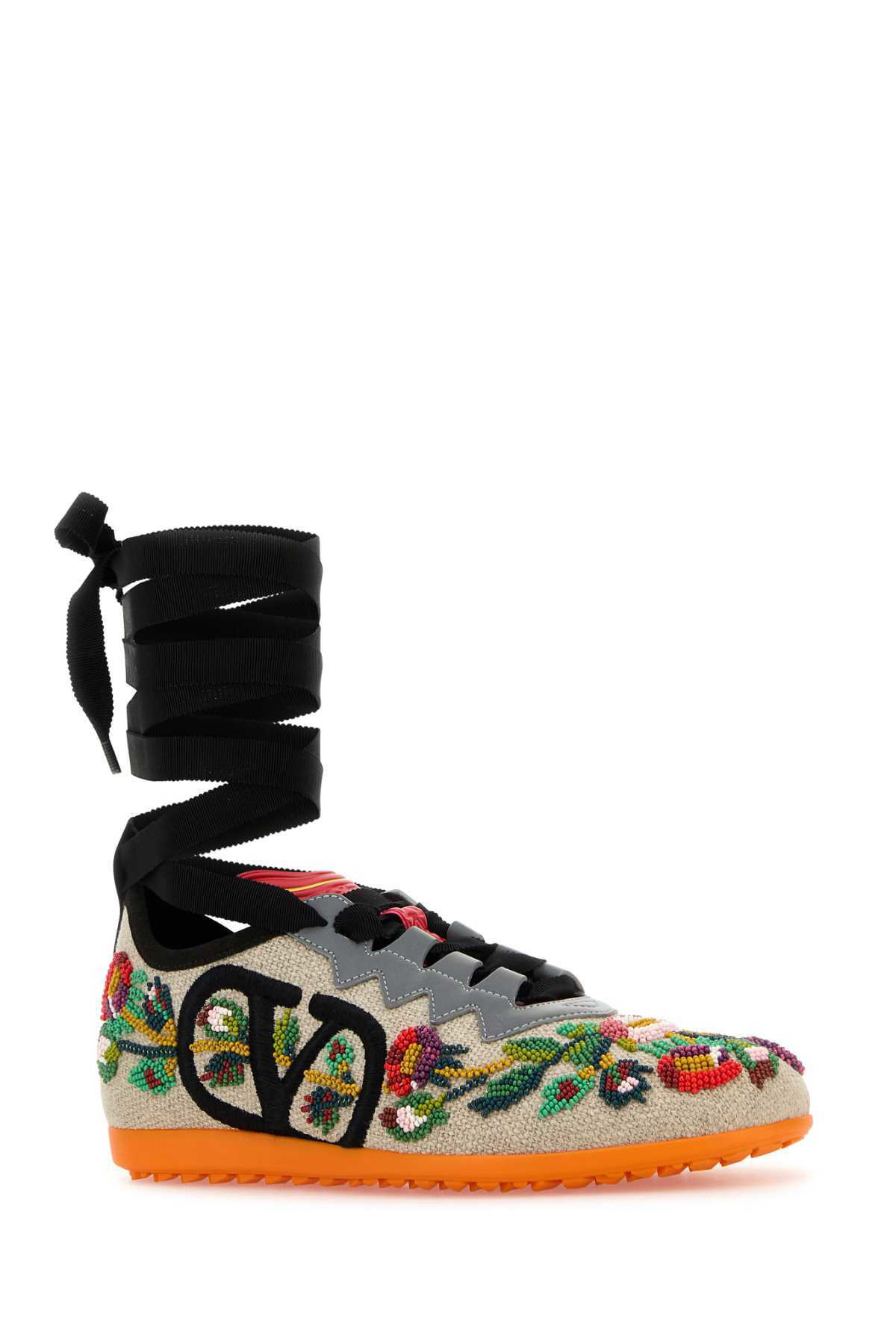 スニーカー VALENTINO Embellished canvas Chromathon sneakers Valentino Garavani Embellished Canvas Chromathon Sneakers