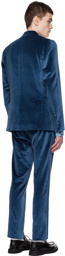 Paul Smith Blue Peaked Lapel Suit