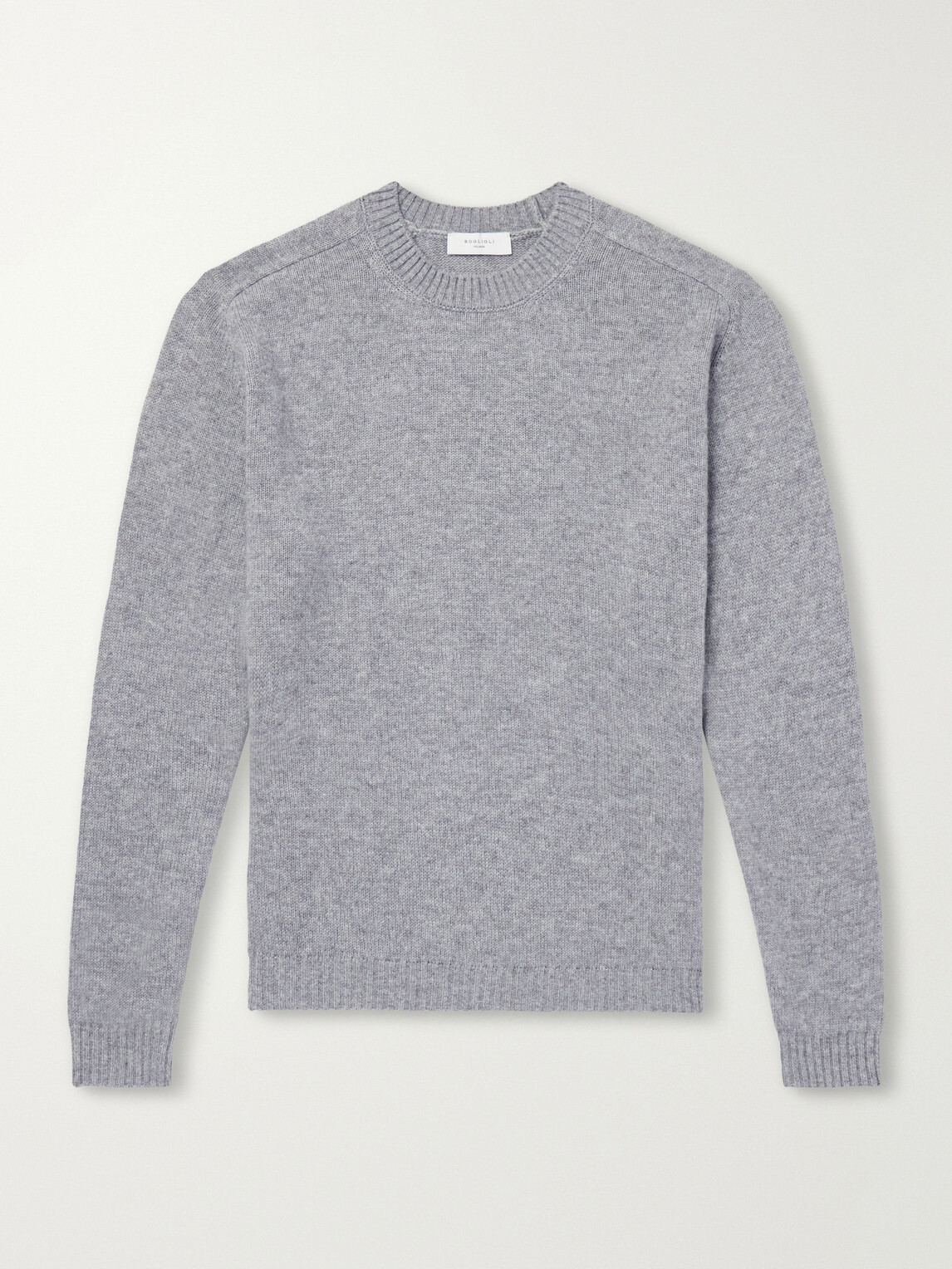 Boglioli - Wool and Cashmere-Blend Sweater - Gray