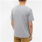 Stone Island Men's Stitches Logo Sleeve T-Shirt in Grey Marl