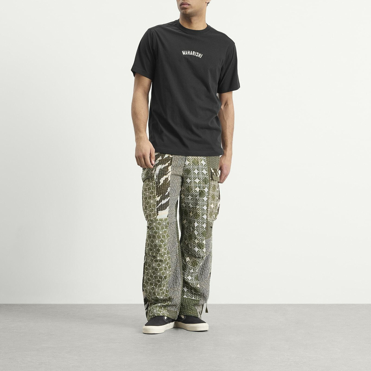 Maharishi Men's Organic Logo T-Shirt in Black