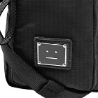 Acne Studios Arvel Plaque Face Cross Body Bag in Black