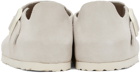 Birkenstock White Regular London Clogs