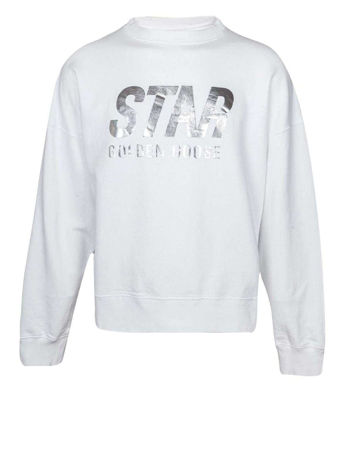 スウェット・トレーナー GOLDEN  DELUXE BRAND Cotton sweatshirt with logo print GOLDEN GOOSE - Logo Cotton Sweatshirt Golden Goose Deluxe Brand