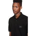 Dolce and Gabbana Black Plaque Polo