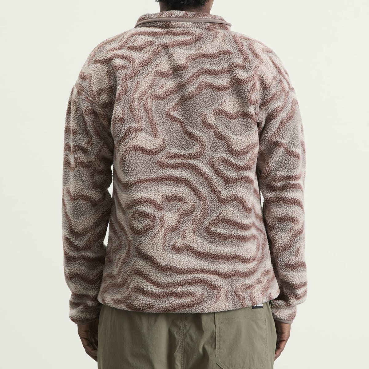 Columbia Men's Helvetia™ II Printed Half Snap Fleece in Iron Topoglitch