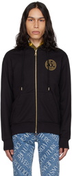 Versace Jeans Couture Black V-Emblem Hoodie