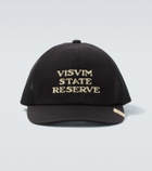 Visvim Logo cotton baseball cap