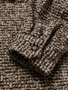 KAPITAL - Wool-Blend Tweed Overshirt - Brown