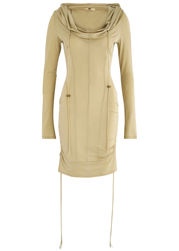 KNWLS Gray Ace Longsleeve Minidress KNWLS
