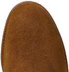 Grenson - Wade Suede Derby Shoes - Brown