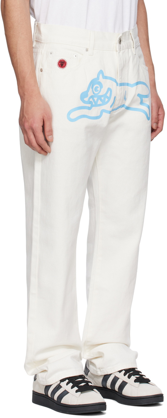 ICECREAM Off-White Running Dog Jeans ICECREAM