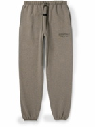 FEAR OF GOD ESSENTIALS - Logo-Appliquéd Cotton-Blend Jersey Sweatpants - Gray