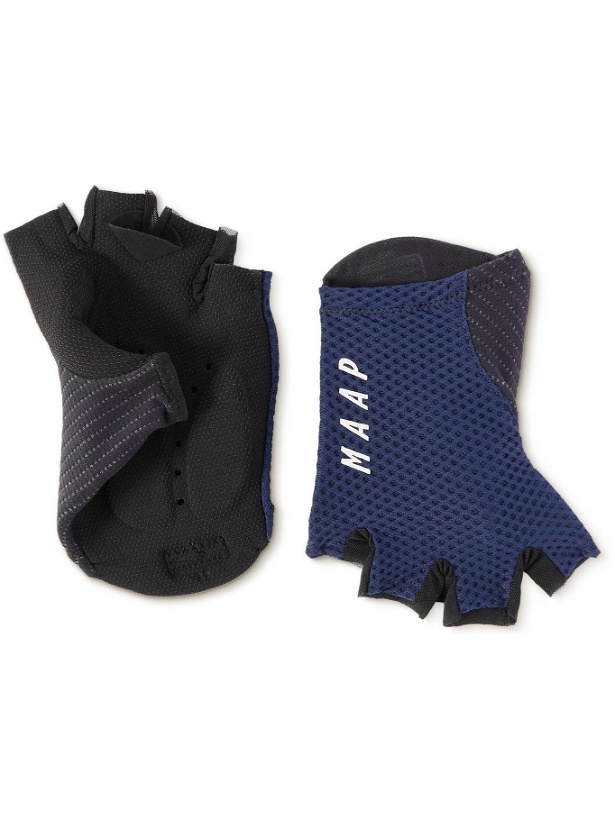 Photo: MAAP - Pro Race Hybrid Cell System and Mesh Cycling Gloves - Blue