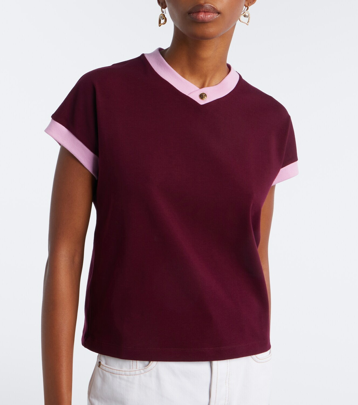 Versace Medusa cotton-blend jersey T-shirt