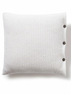 Brunello Cucinelli - Sequin-Embellished Ribbed Cashmere Cushion