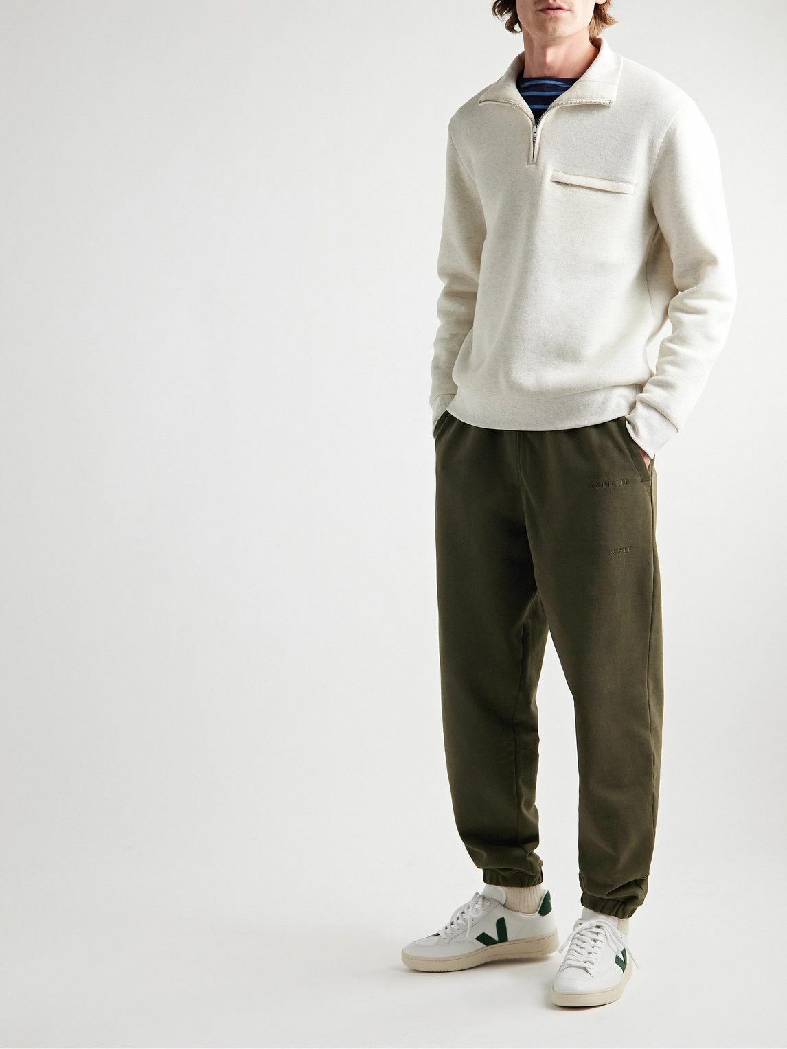 Gray Tapered Lounge Pants by CDLP on Sale