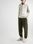 CDLP - Tapered Logo-Embroidered Cotton-Jersey Sweatpants - Green