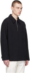 Schnayderman's Black Half-Zip Sweatshirt