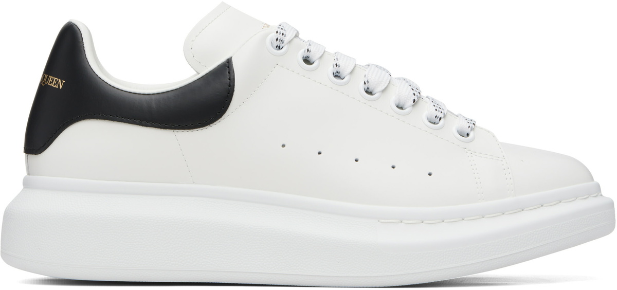 McQueen White & Black Oversized Sneakers