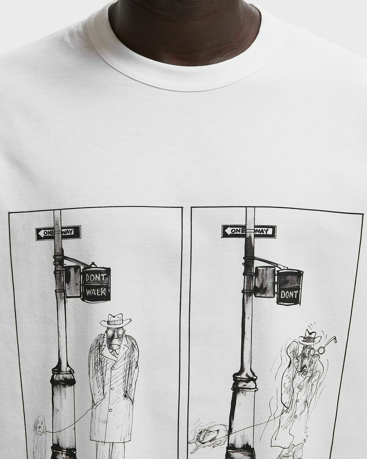 Comme des Garçons Homme TEE White Mens Shortsleefe