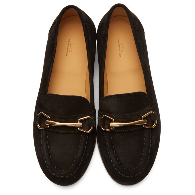 A.P.C. Black Daisy Loafers A.P.C.