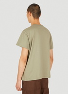 Logo Embroidery T-Shirt in Khaki