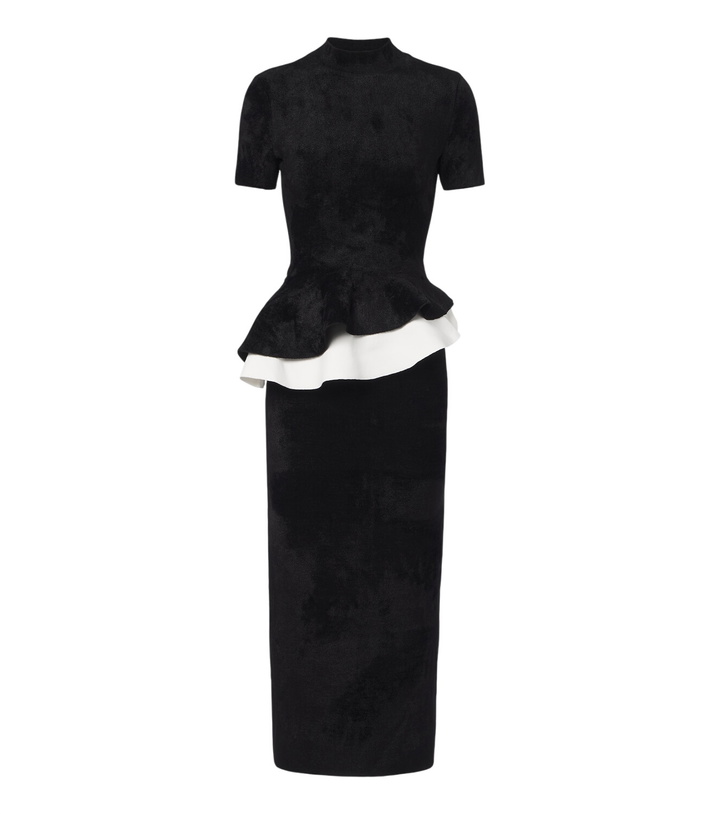 Photo: Roland Mouret Paneled peplum cocktail dress