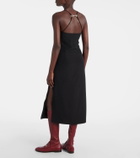Gucci Horsebit embellished midi dress