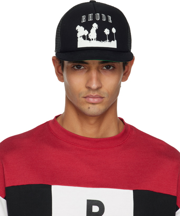 Photo: Rhude Black Thousand Palms Trucker Cap