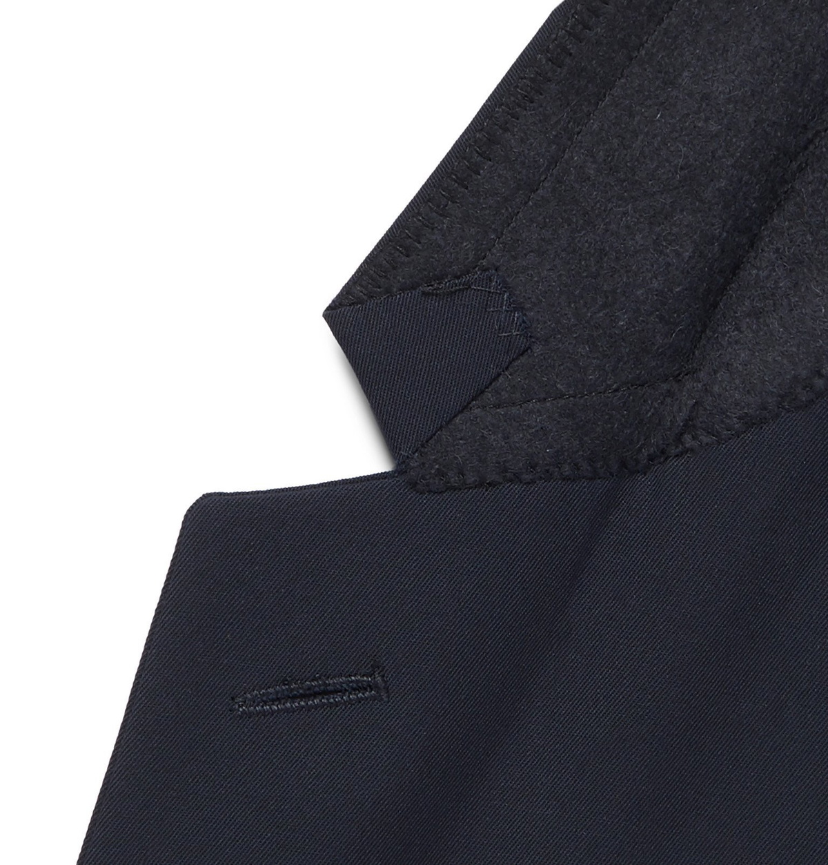 ジャケットその他 FENDI Double-breasted jacket in midnight blue virgin wool Jacket Wool Blue | Fendi