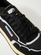 Autry - Wildpace Nubuck and Rubber-Trimmed Suede and Mesh Sneakers - Black