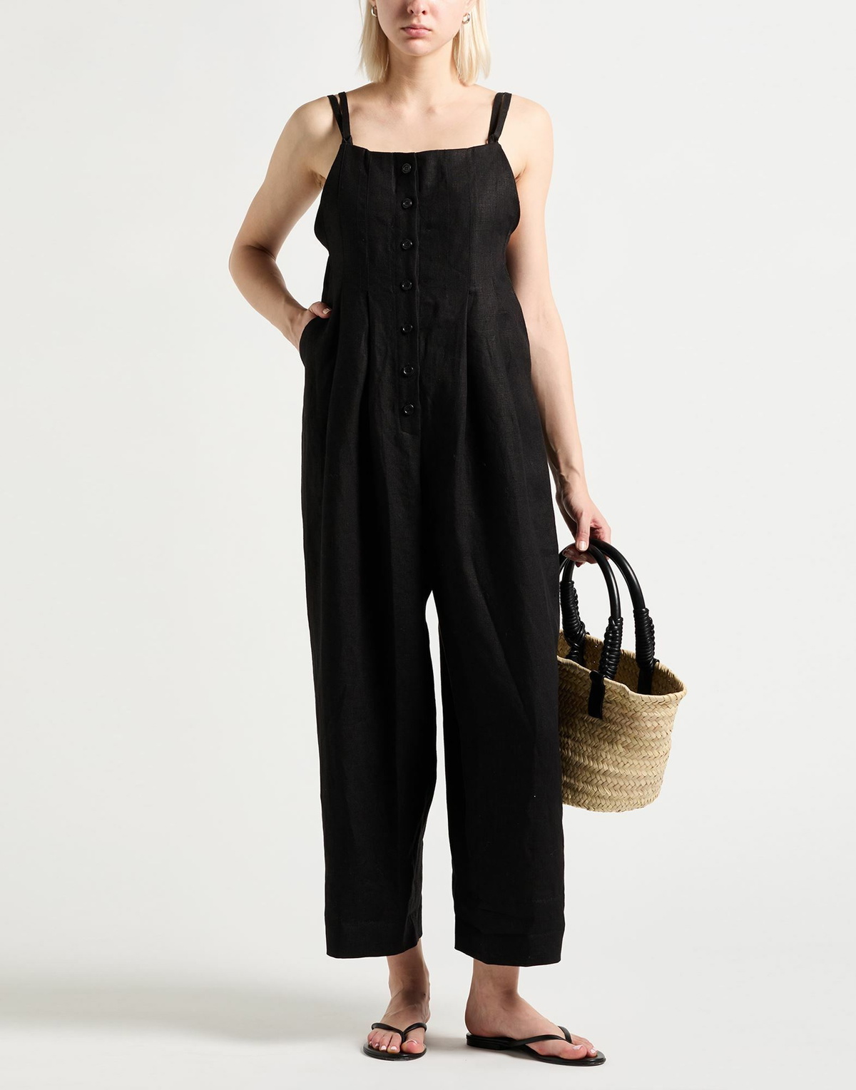Bode Womens Jumpsuit in Black