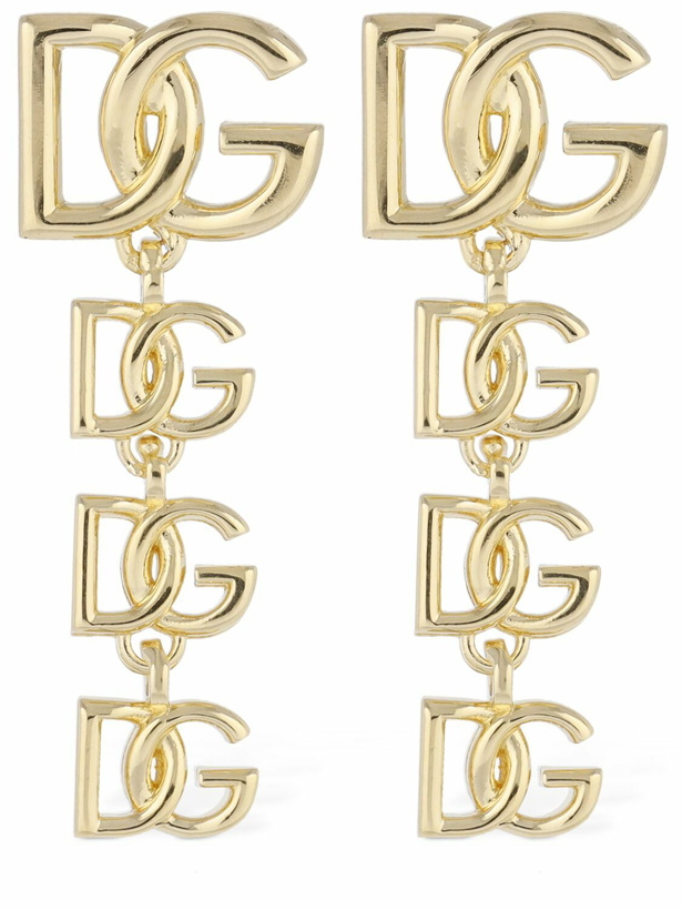 Photo: DOLCE & GABBANA - Dg Logo Cascade Earrings