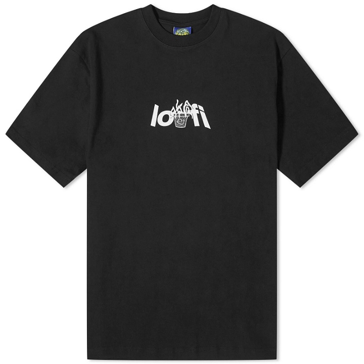 Photo: Lo-Fi Men's Plant Logo T-Shirt in Black